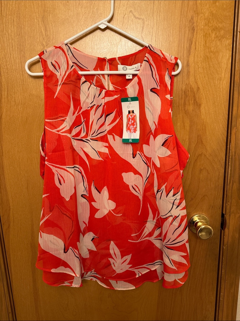 Women’s Dressy Tank by Cristina B Size XL NWT